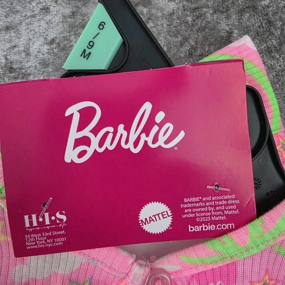 Barbie Baby Girl Tutu Onesie W Bow Sz 6/9 mo * New* - Picture 2 of 2